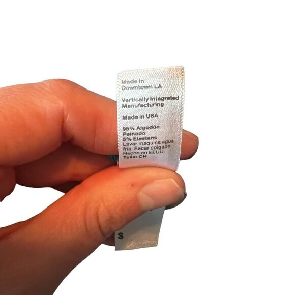 American Apparel‎ blue colour block dress. Size small - Picture 5 of 8